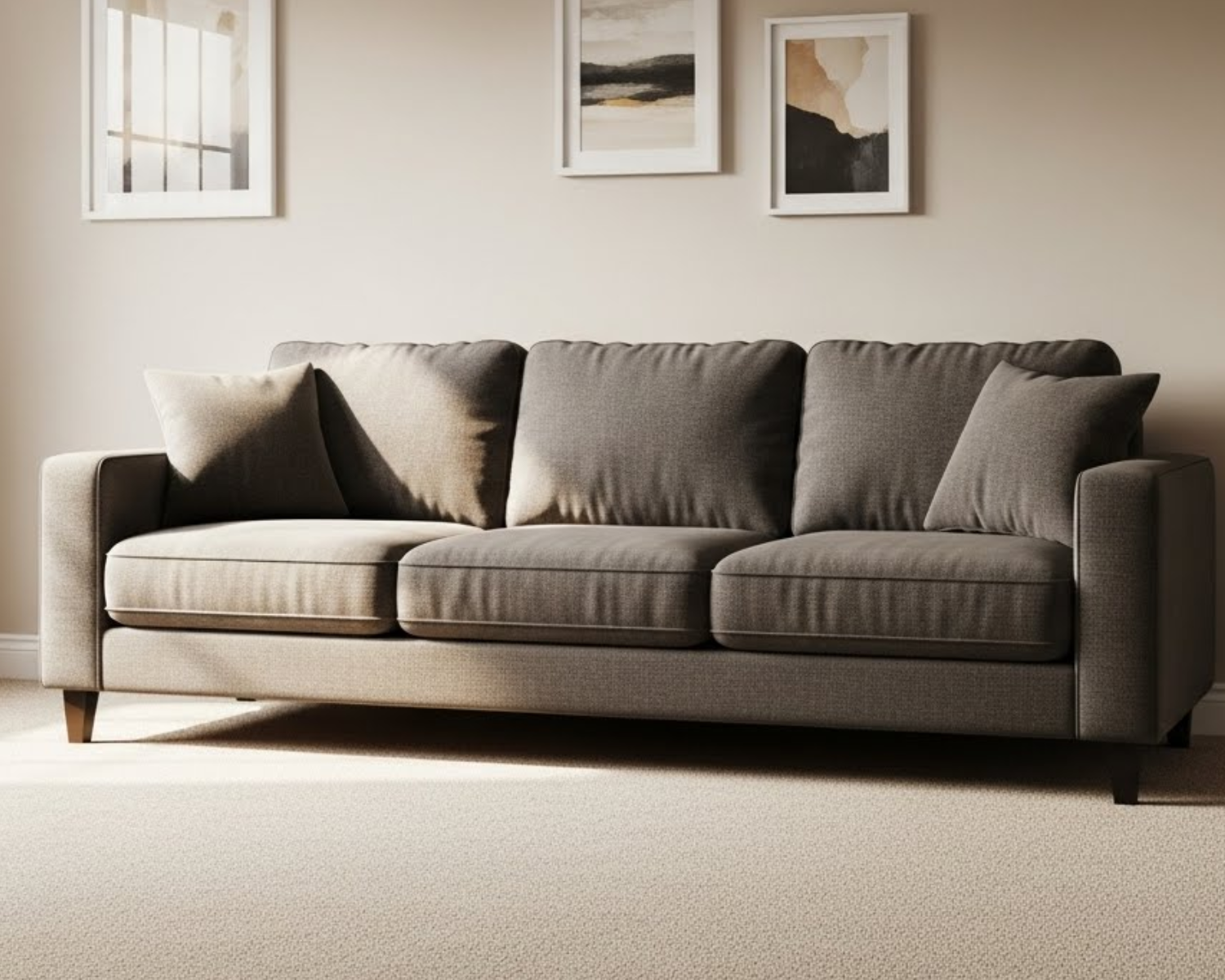 Clean Sofa in cozy living room