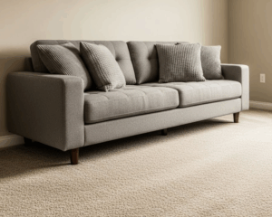 Clean Sofa in cozy living room