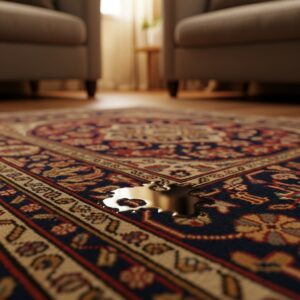 Stain on oriental Rug