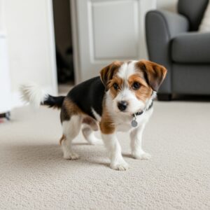 dog peeing on carpet